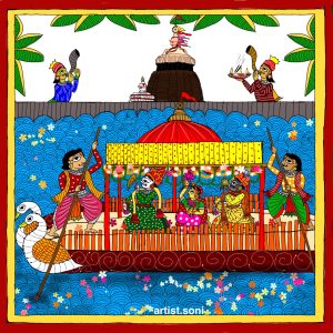 Mahaprabhu chandan yatra phad painting