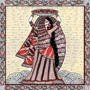 Naina Jogin Madhubani art